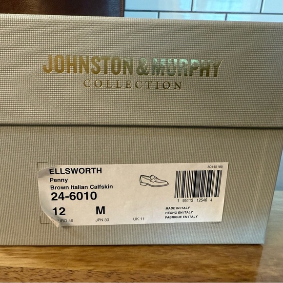 Johnston & Murphy Collection Ellsworth Loafer. Made in Italy - Picture 2 of 5